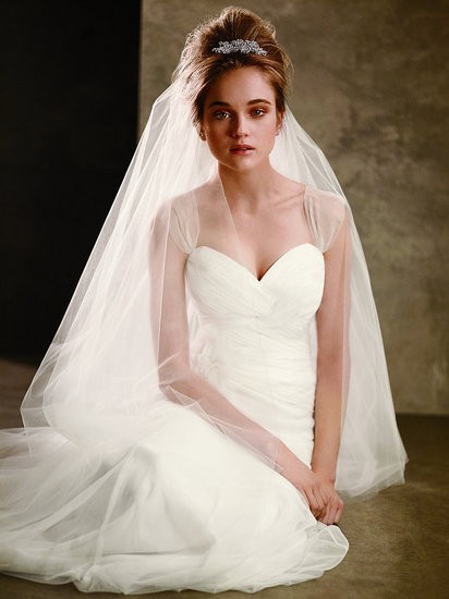 心形領白色婚紗 ($700) 